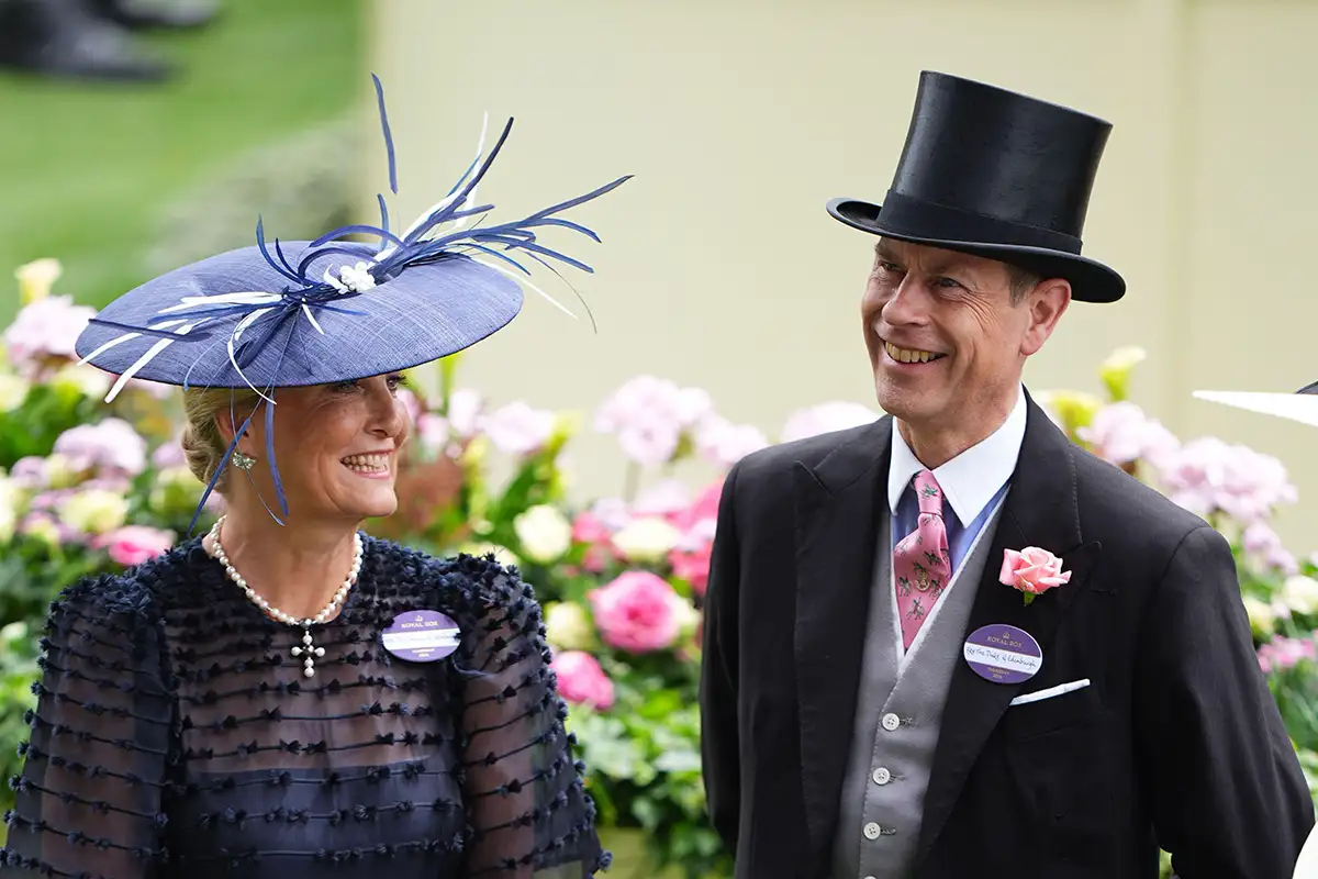 Prince Edward with wife, Sophie, at Easter celebration